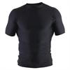 Clinch Gear Clinch Gear Basic Black Rashguard - Short Sleeve